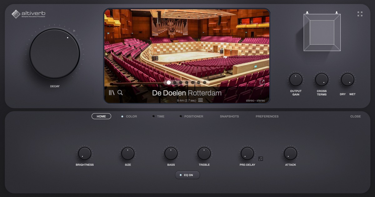 AUDIO EASE Altiverb 8 Regular（アルティバーブ・エイト・レギュラー） 株式会社フォーミュラ・オーディオ