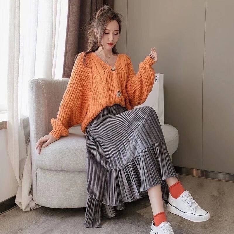 ティアードプリーツスカート　AJ11394−1631