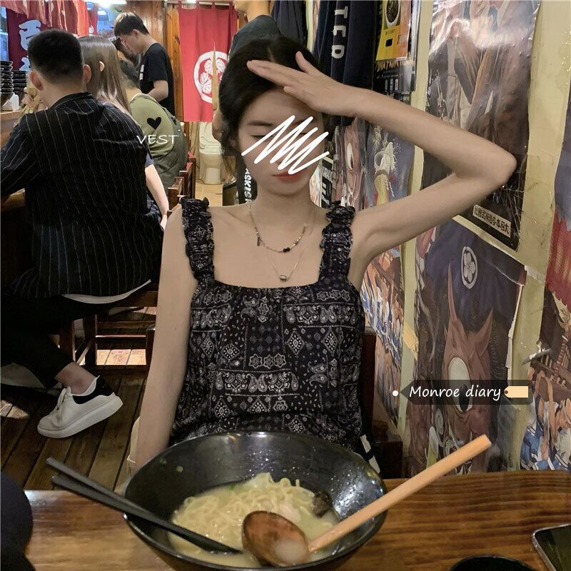 スタンダードフローラルサマーショートトップス レトロ 大人ガーリー スウィート キュート カジュアル 夏物 花柄 モンロー32828745021