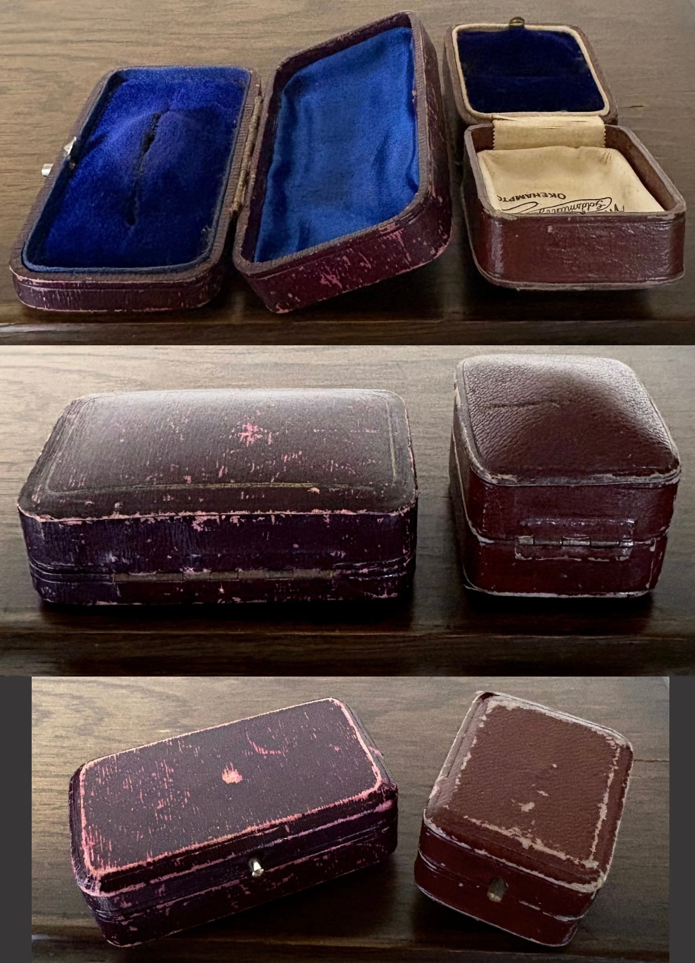 英国アンティーク ジュエリーボックス 2点 W.H CORNISH/Goldsmith