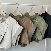 MA-1 short vest/khaki