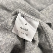 カシミヤ100% douce Harmonie ドゥスハルモニ ニット セーター F/グレー レディース