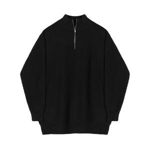 ハーフタートルネックジップニット　MT0080388