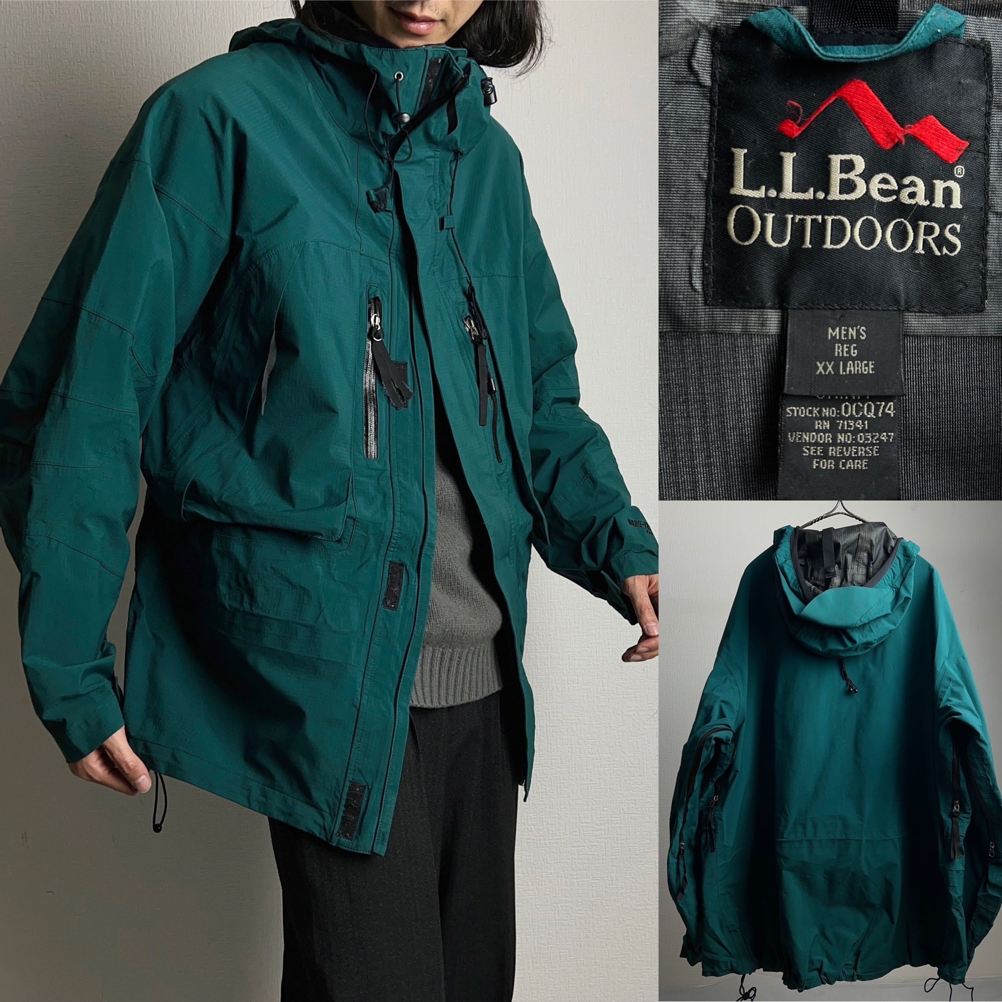 90's~00's “L.L.Bean OUTDOORS” GORE-TEX Outdoor Jacket Green