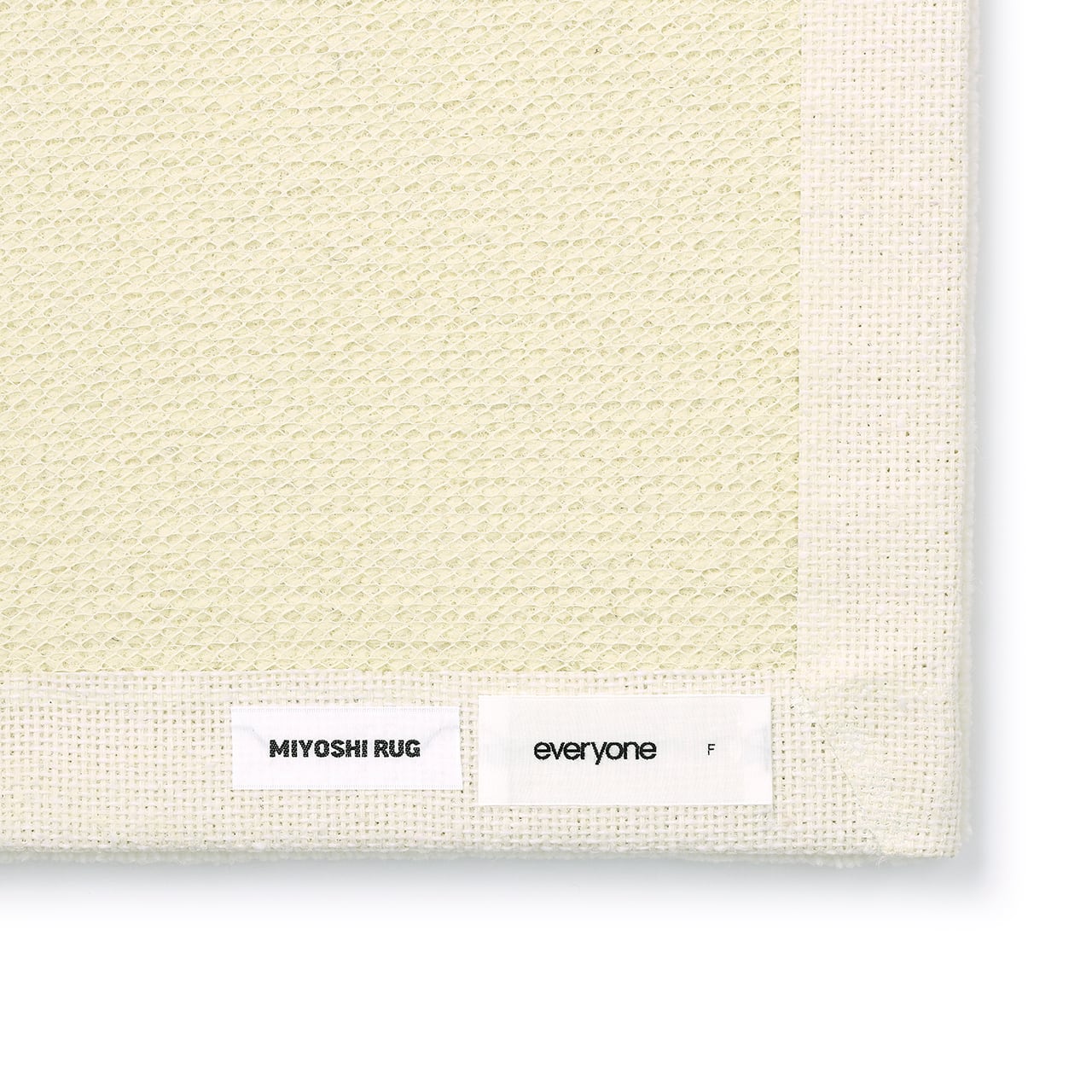 everyone fitting rug made by MIYOSHI RUG (NATURAL) | everyone