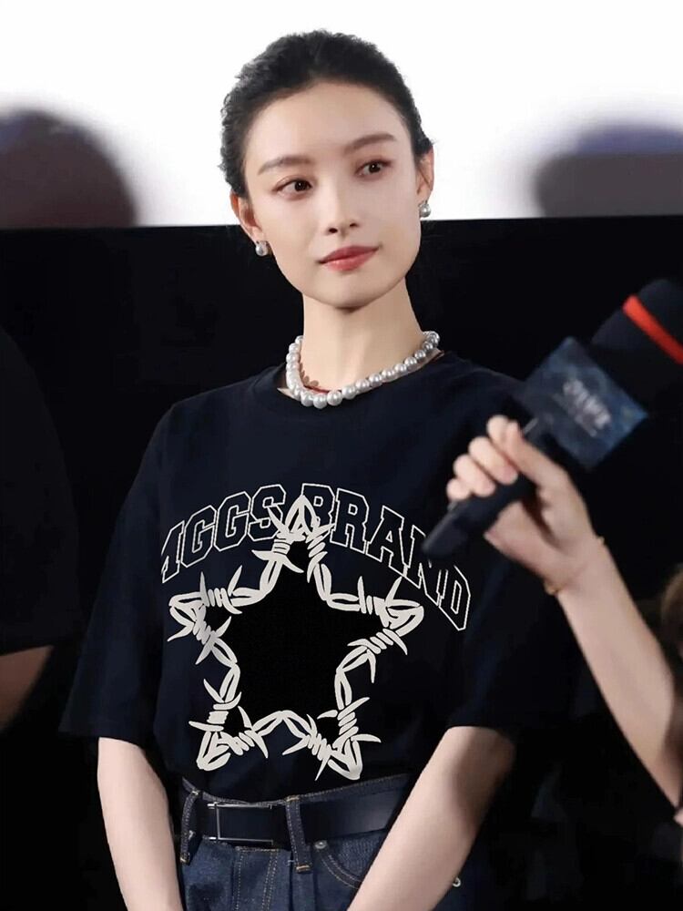 V12 ブラック ラウンドネックシャツ V12 ブラック ラウンドネックシャツ