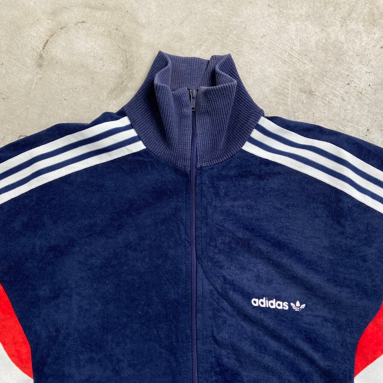 70年代 フランス製 adidas アディダス ベロアジャージ トラック