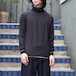 .HERMES WOOL DESIGN HIGH NECK KNIT/エルメスウールデザインハイネックニット2000000064789