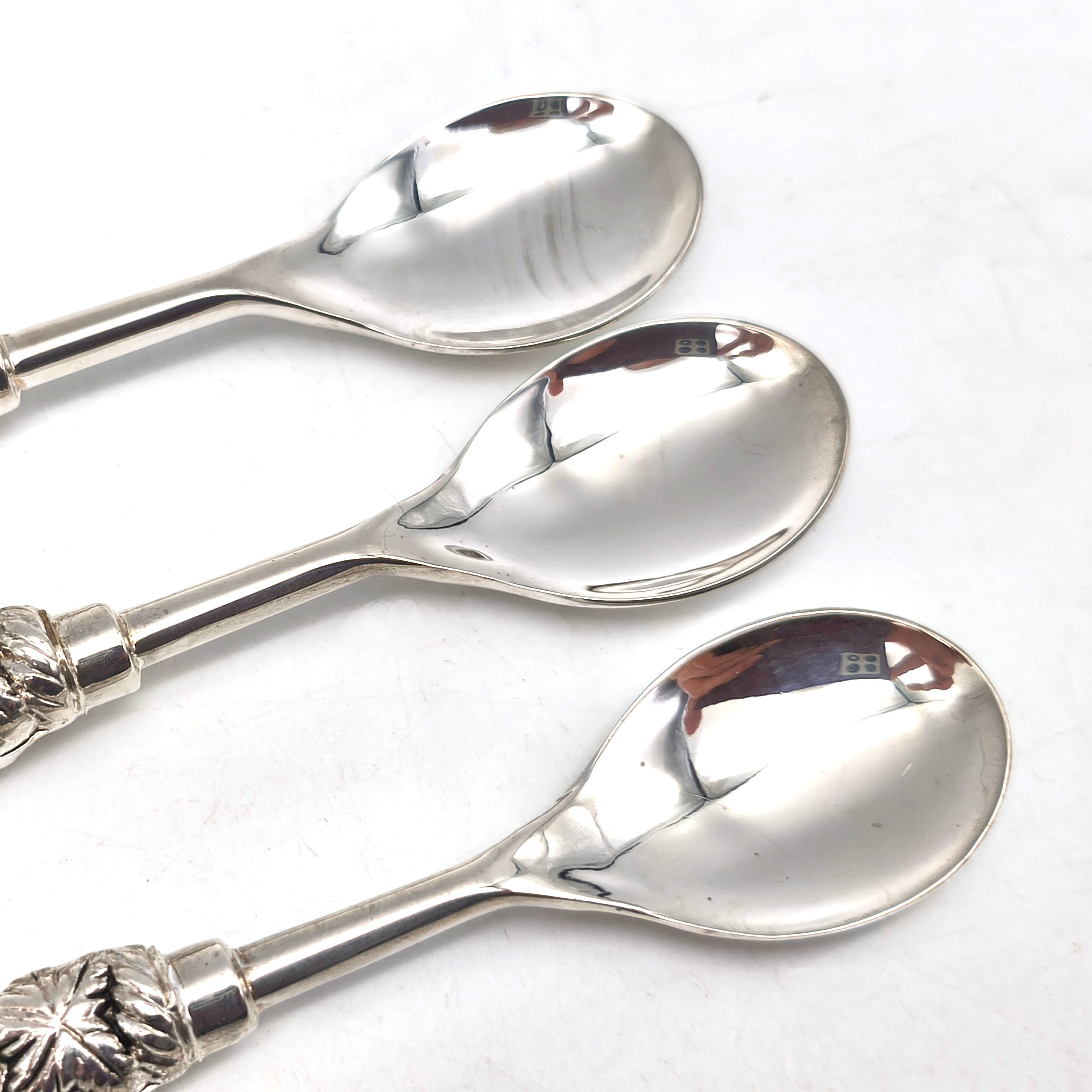 銀製スプーン・シルバー・カトラリー・3本セット・No.250329-33・梱包