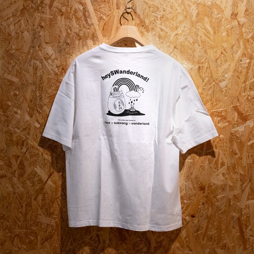 【二周年記念限定アイテム】巣王×heys×WONDERLAND オリジナルTシャツ