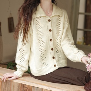 Openwork Knit Cardigan　R0230