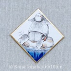 イカの子といい匂い・点描画