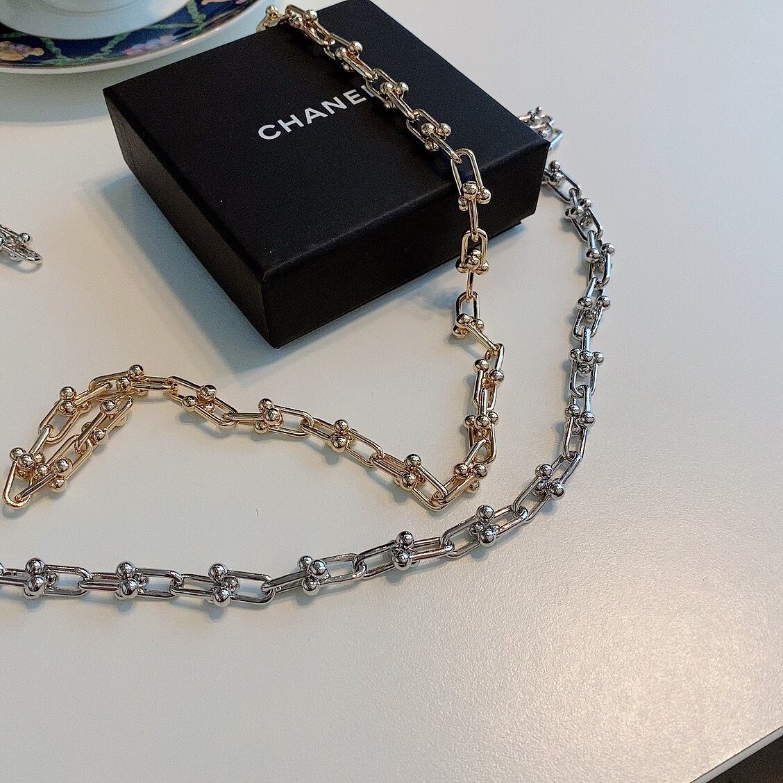 Chain necklace/ gold, silver(1月上旬〜中旬頃発送予定)