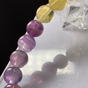 D19くまさんフローライトデザインブレスレット