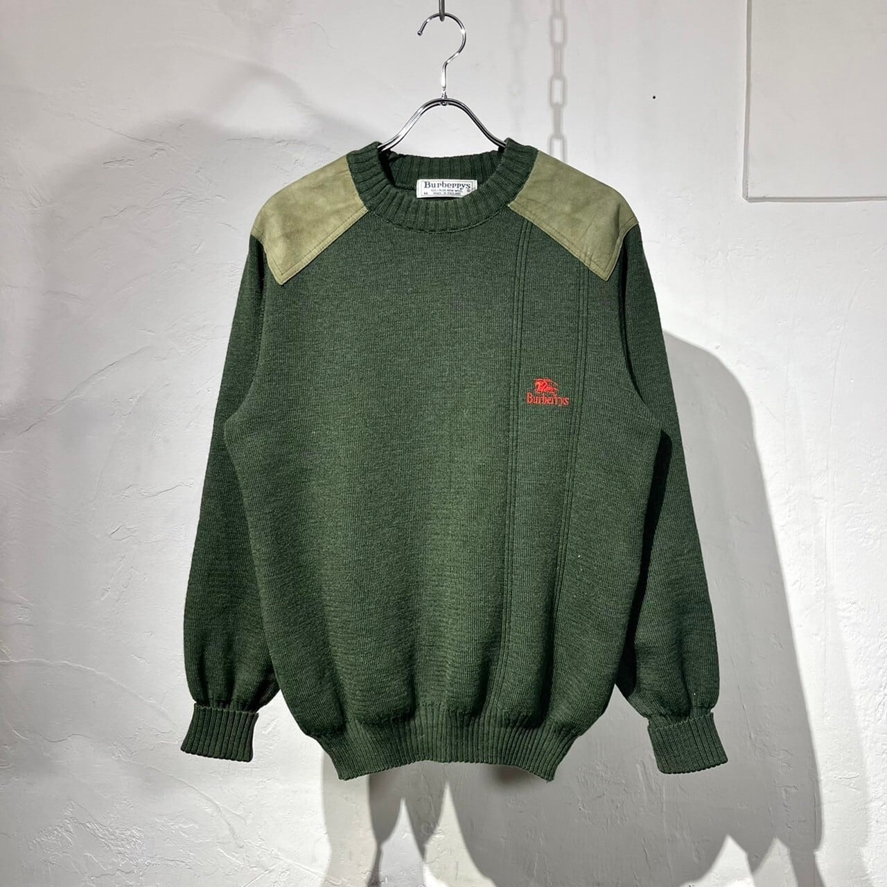 90s Burberry Commando Sweater ENGLAND製