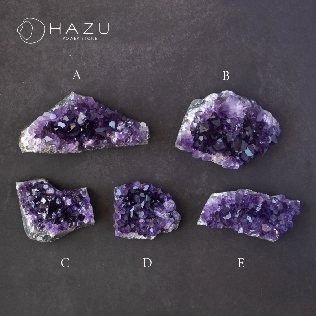 アメジストミニクラスターA・B（ウルグアイ産）