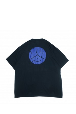 WAX(ワックス) "牡丹文字WAX Back Printed Tee"(BLK)