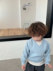 〖取寄〗韓国子供服 / 26winter / Digreen / コージーVネックニット / キッズ / 冬服 *S~2XL*