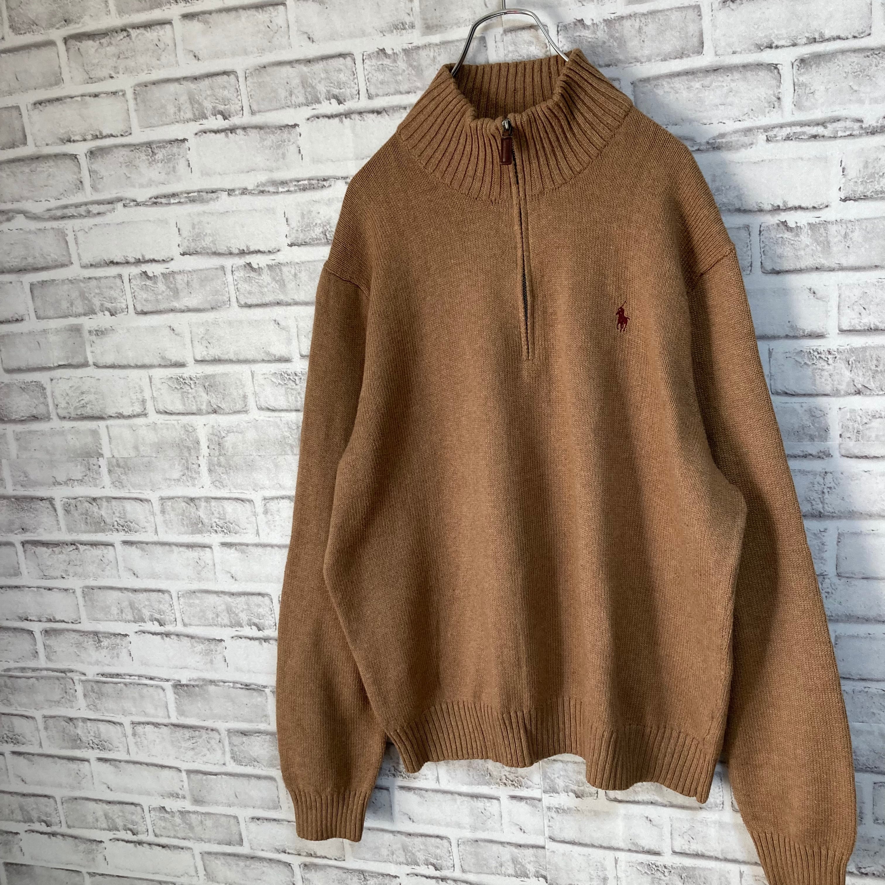 Polo Ralph Lauren】 Halfzip Knit XL ポロ ラルフローレン ハーフ