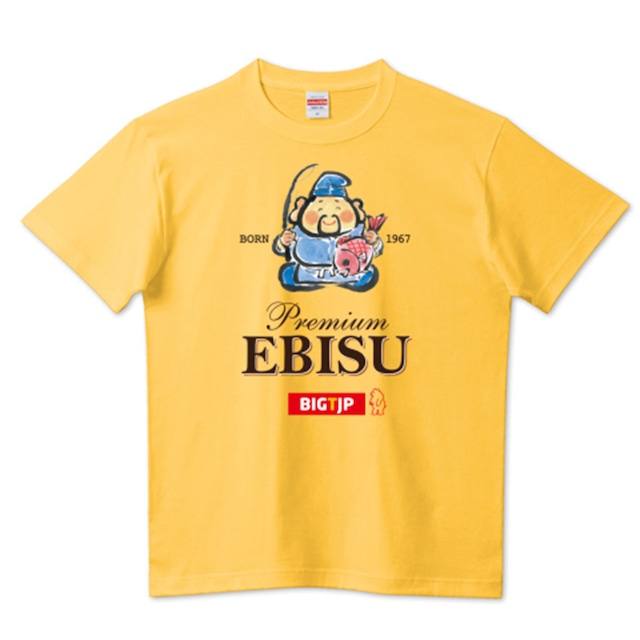Premium EBISU Tシャツ（厚手）5.6oz　バナナ