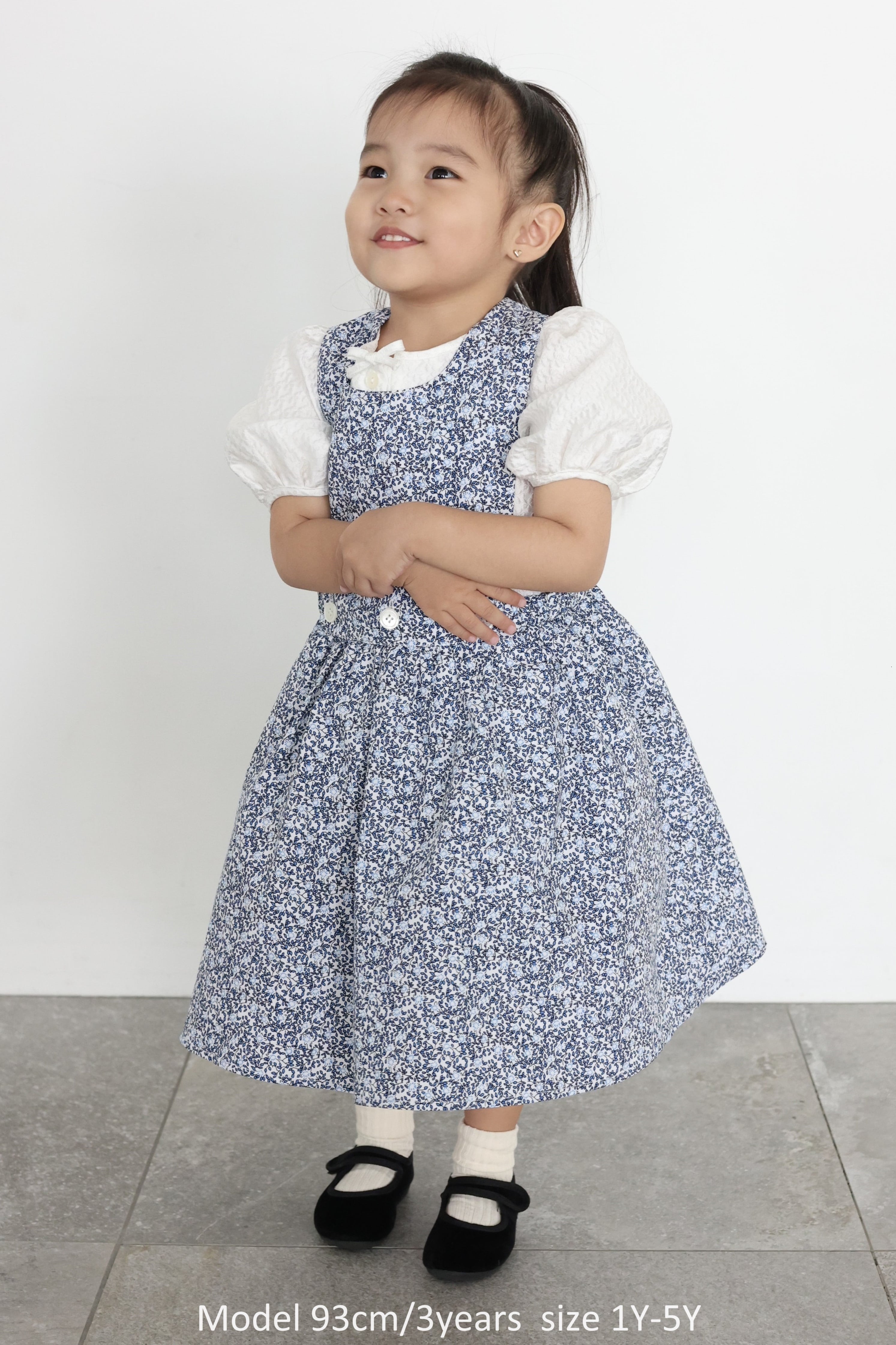 BLUE GARDEN SALOPETTE SKIRT 1Y-9Y | AMICA・kids BLUE GARDEN SALOPETTE SKIRT 1Y-9Y | AMICA・kids