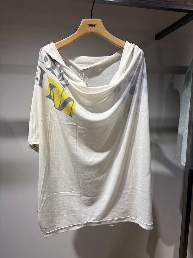 【26SS】OPEN YY オープン ワイワイ / PHONETIC COWL NECK TEE