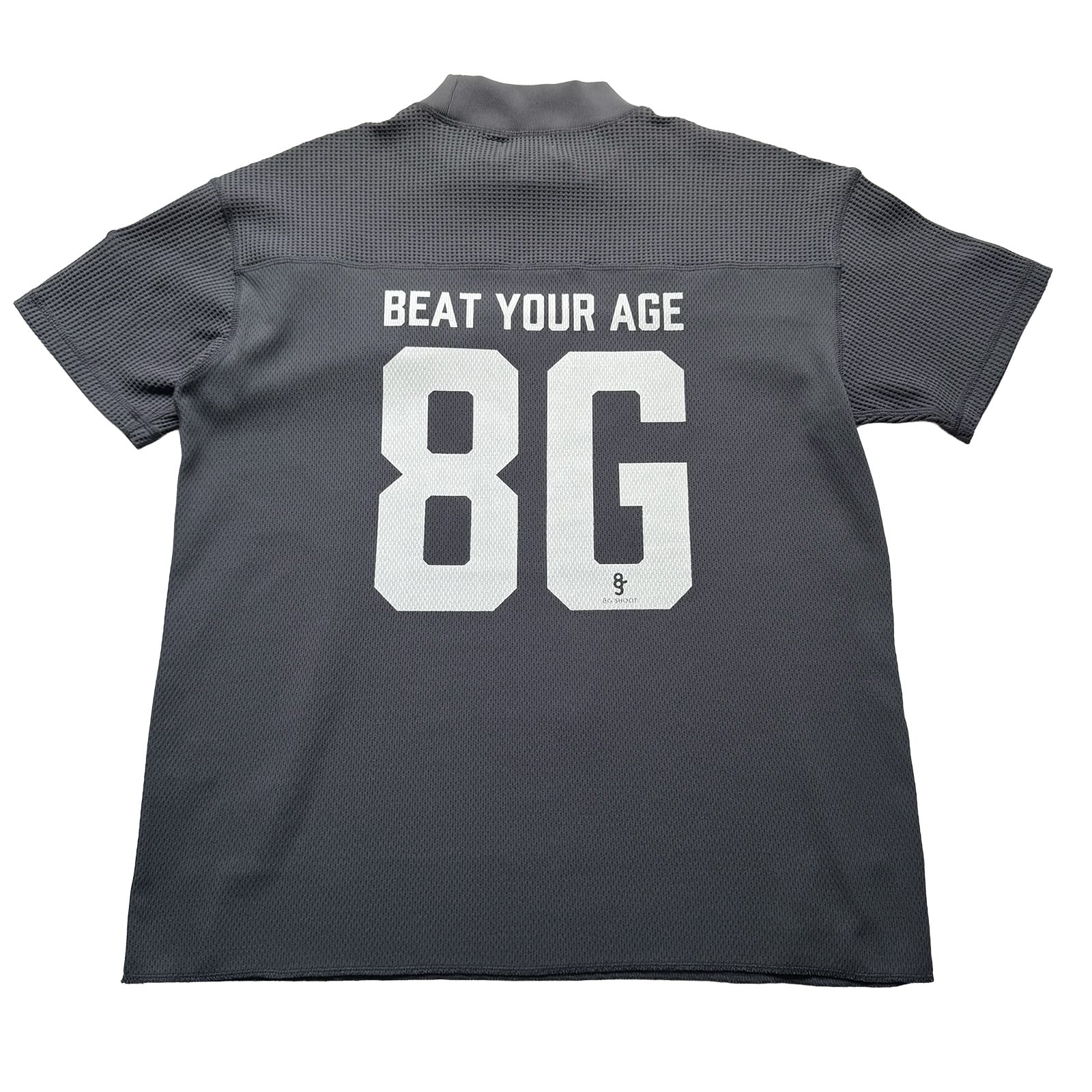 THERMAL FOOTBALL MOCK NECK SHIRTS -GRAY-