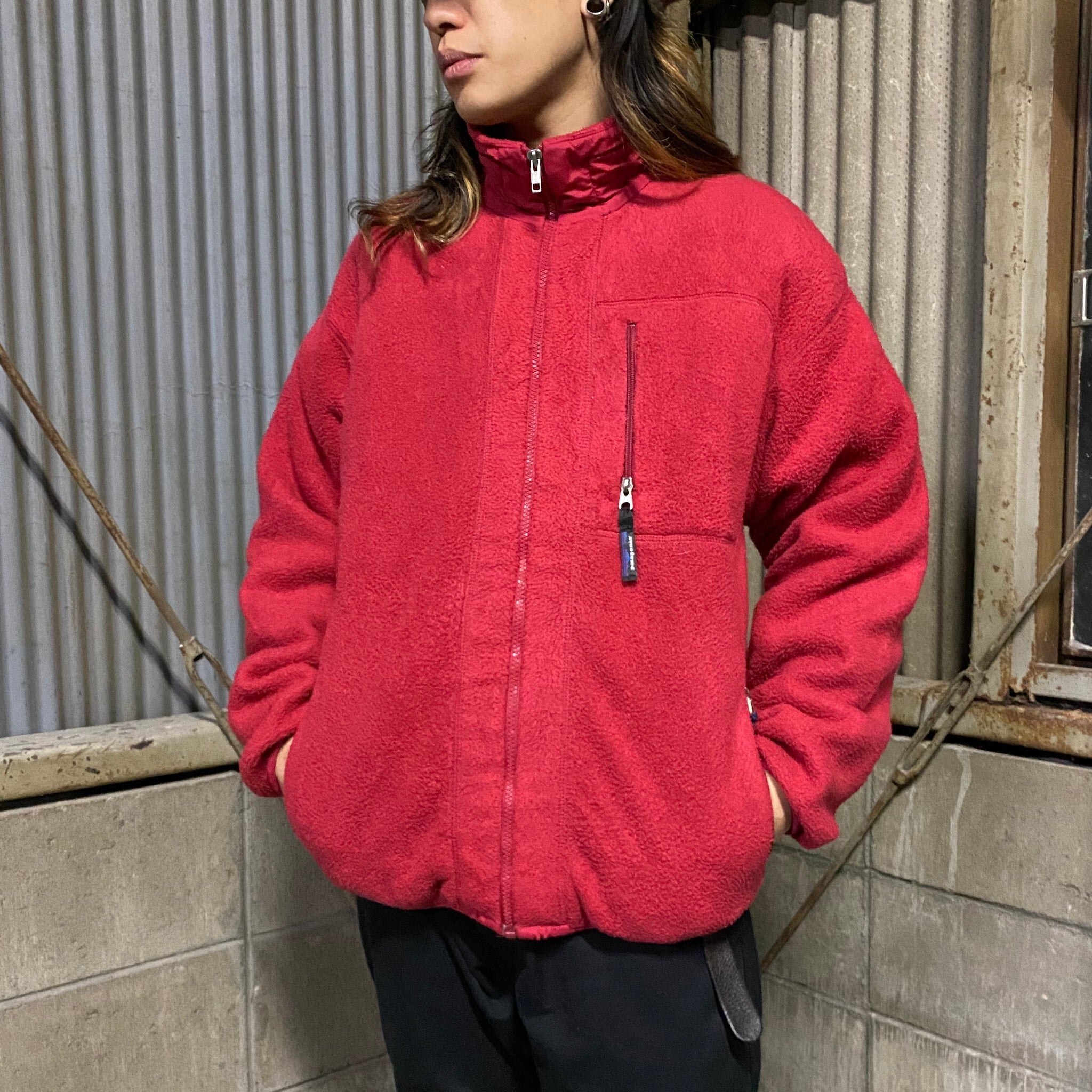 98年製 90年代 ビンテージ USA製 Rマークタグ patagonia パタゴニア フリースジャケット メンズM 古着 90s ヴィンテージ  25400 F8 レッド 赤色【アウトドアジャケット】【VTG】【CS2211-30】 | cave 古着屋【公式】古着通販サイト