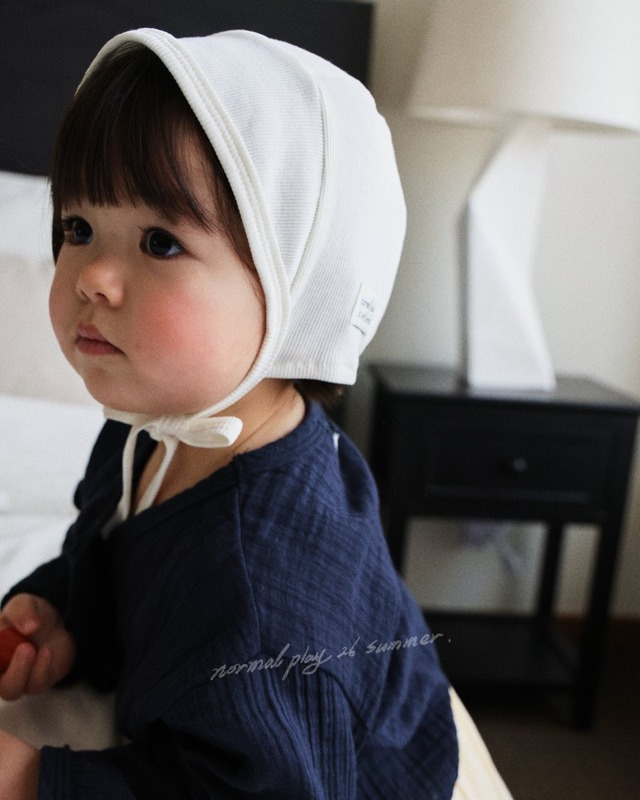 《予約》送料無料【normal play】Soft Rib Bonnet
