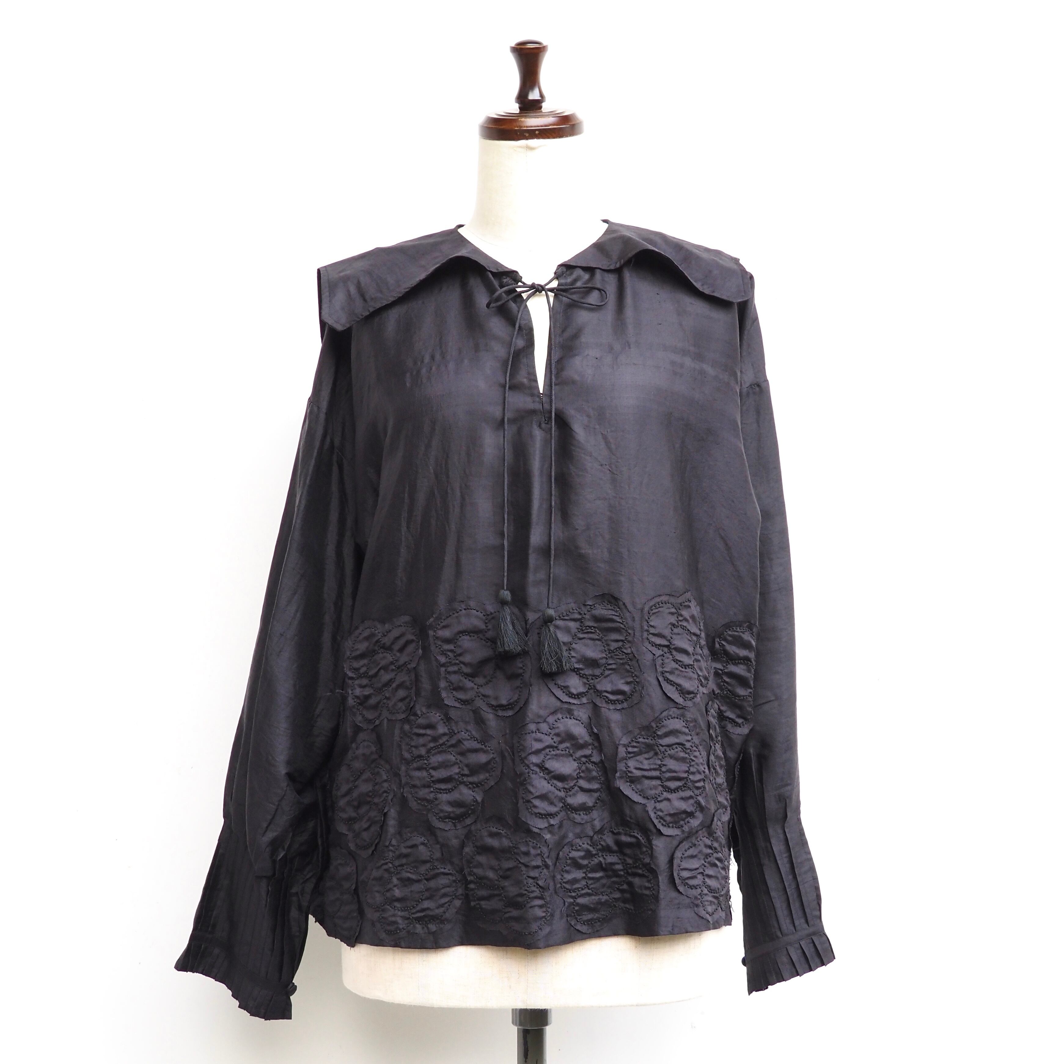 BUNON/Kahdi Silk flower Blouse/BN2653