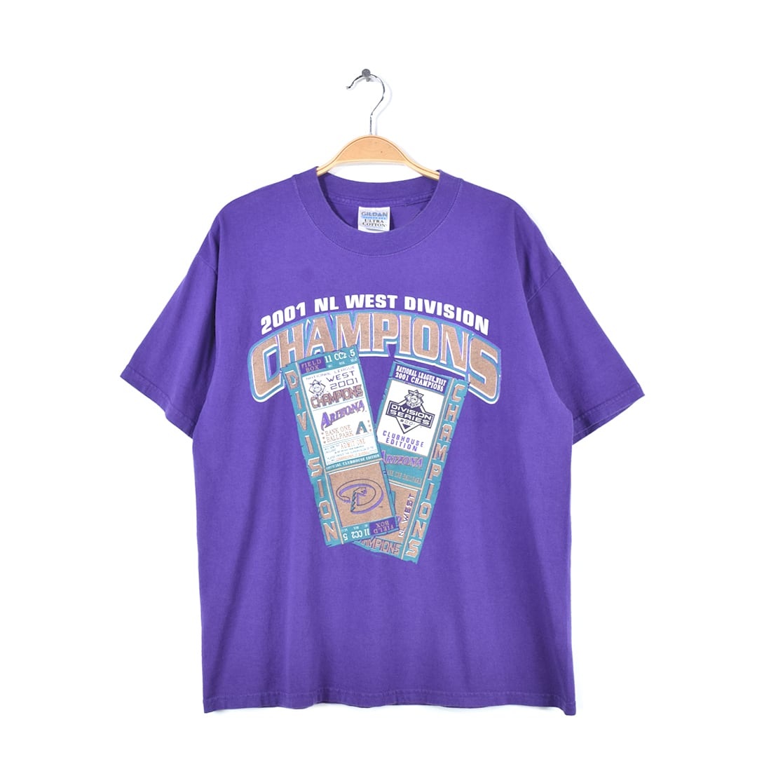 00s アリゾナダイアモンドバックス ヴィンテージ Tシャツ パープル