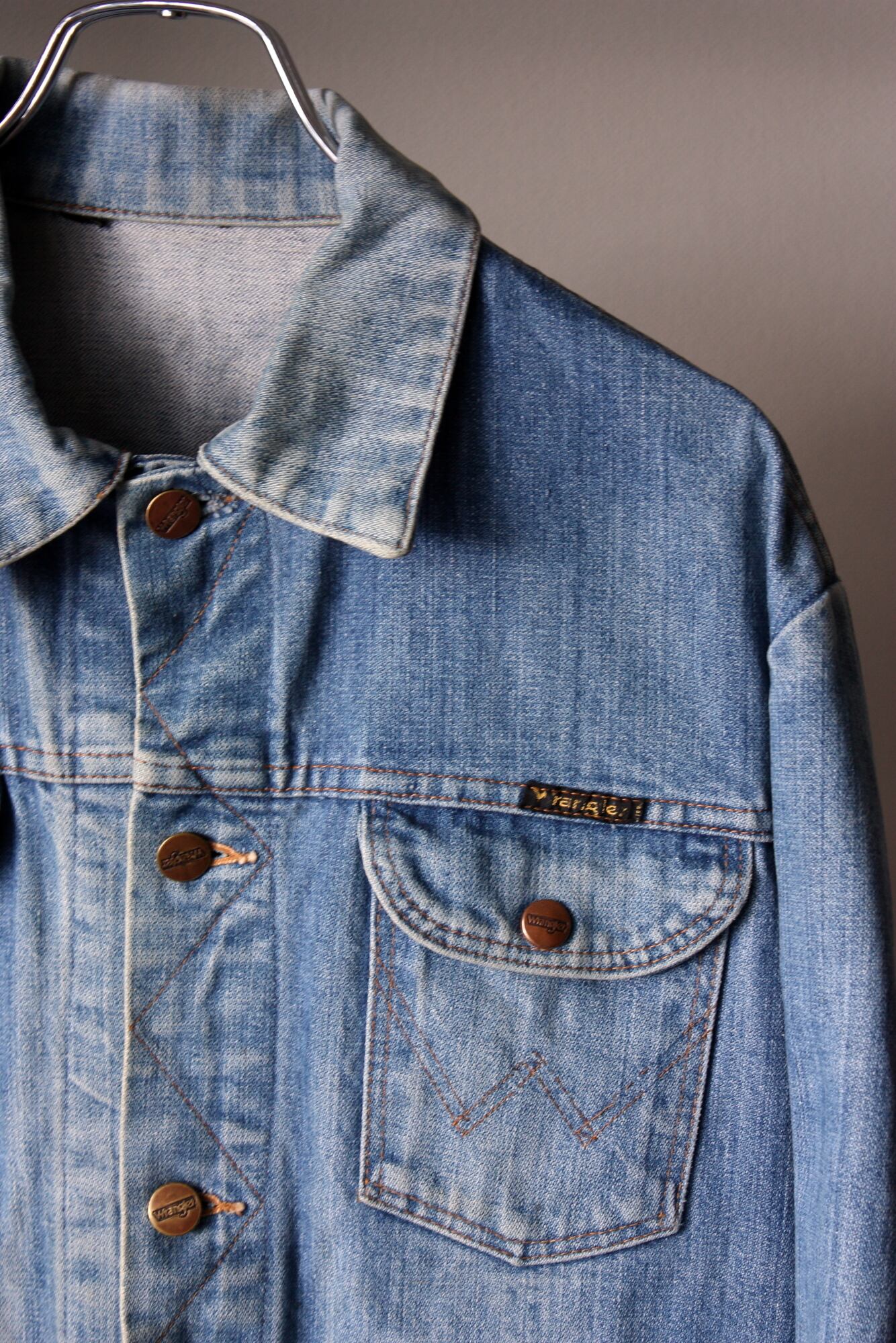 70s Euro Wrangler 124mj Denim Jacket | Swallow Equipments