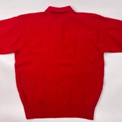 Polo by Ralph Lauren ラルフローレン 長袖 ウール ポロニット L/レッド メンズ
