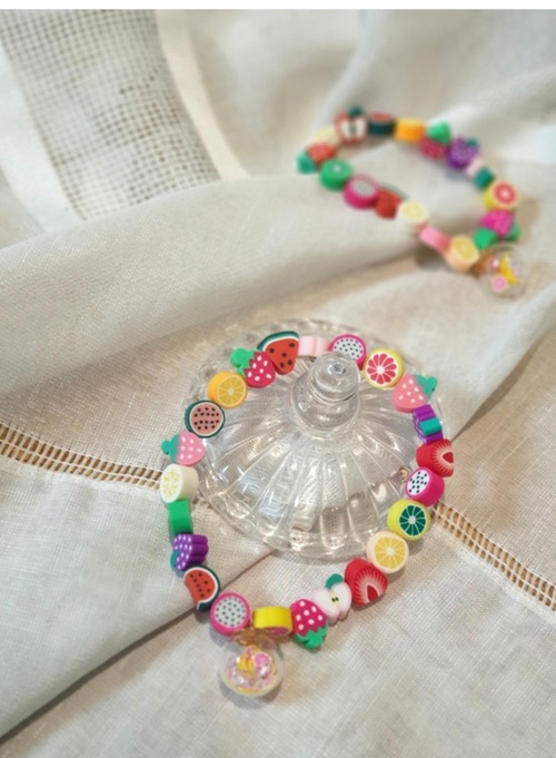 Fruits necklace  S-M