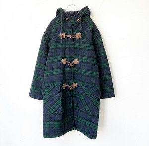 "L.L.Bean" duffle coat / 古着 エルエルビーン ダッフルコート ブラックウォッチ