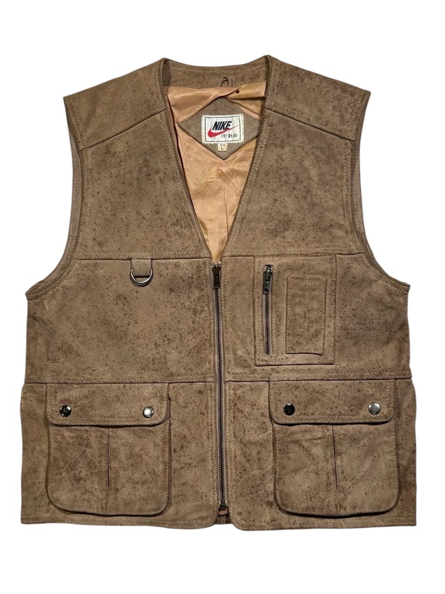 80~90’s NIKE Suede Outdoor Vest