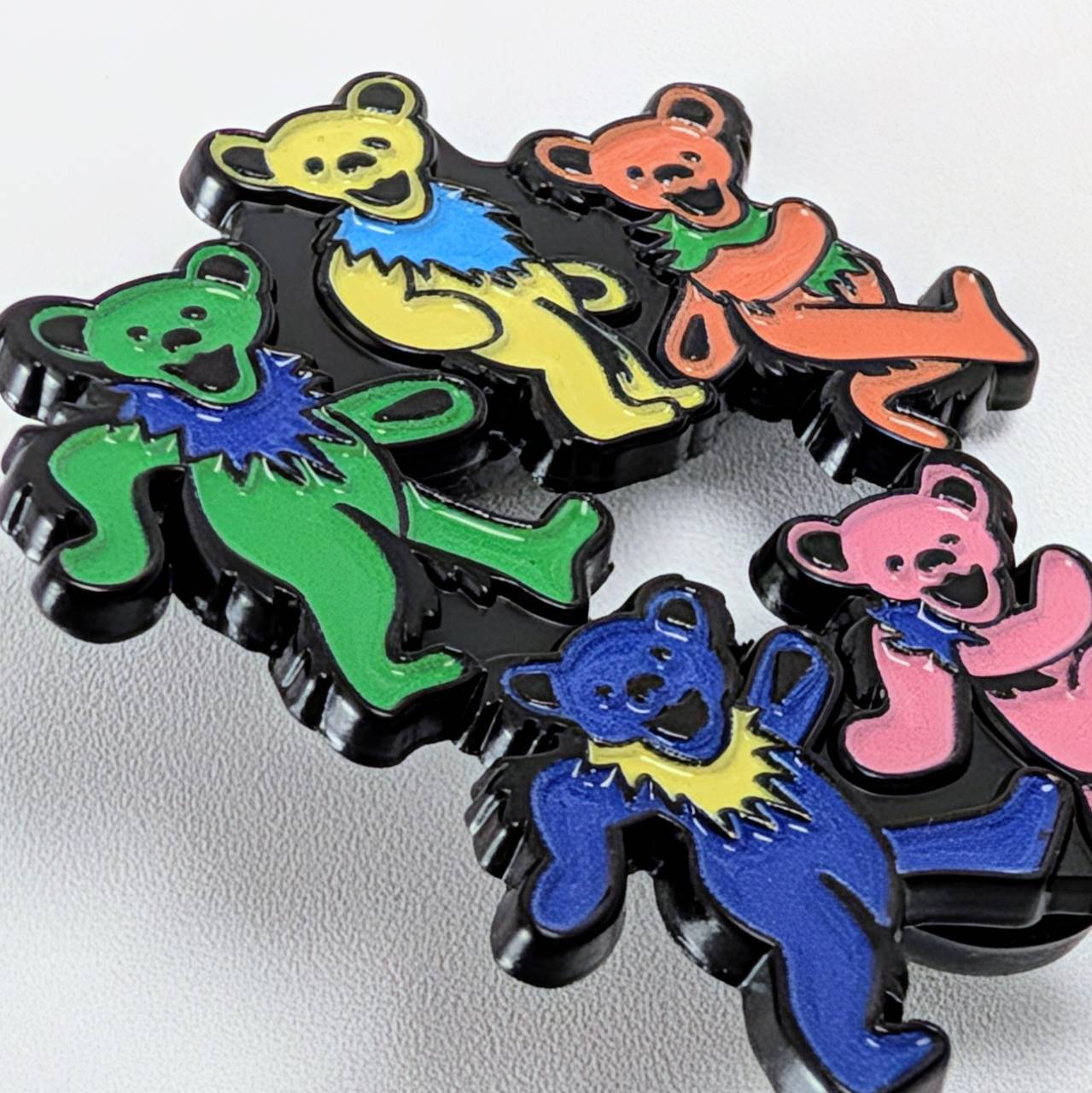 送料無料! ★ピンズ PINS★ピンバッジ 【 Grateful Dead ( グレイトフルデッド ) 】Dancing bear / ダンシングベアー クマ〚アメリカン雑貨 アメトイ〛