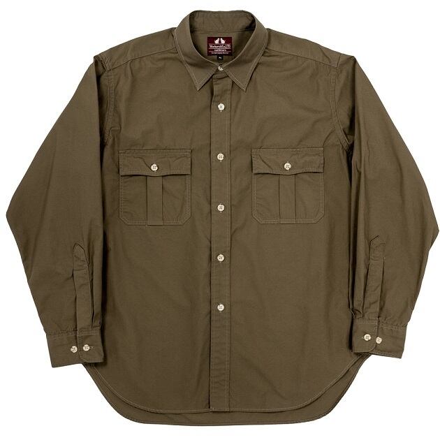 WORKERS(ワーカーズ)~Big Safari Shirt Olive~