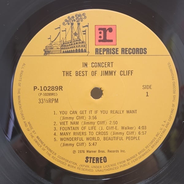 Jimmy Cliff / In Concert The Best Of [P-10289R] - 画像3