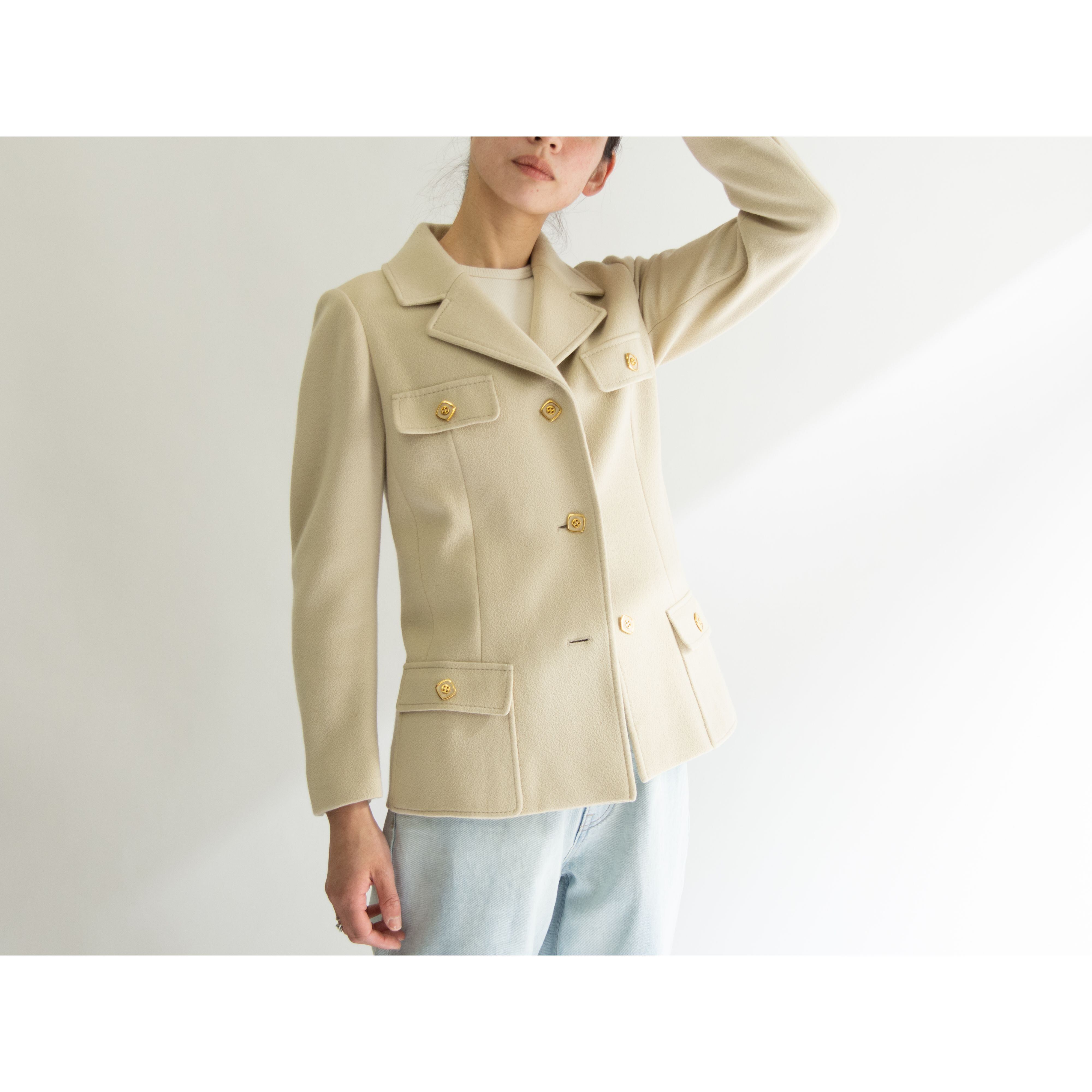Desarbre】Made in France 60-70's 100% Wool Jersey Jacket（フランス