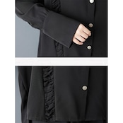 ギャザー ライン ブラウス 00336