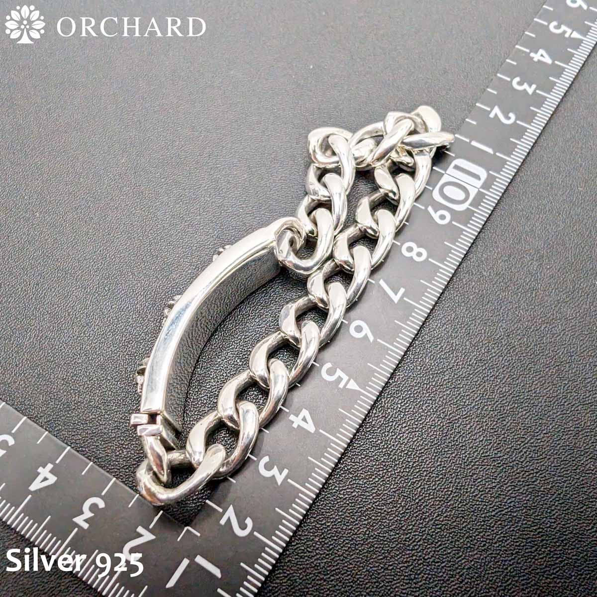 シルバークロスモチーフブレスレット 約22cm シルバー クロスモチーフ チェーンブレスレット - メルカリ