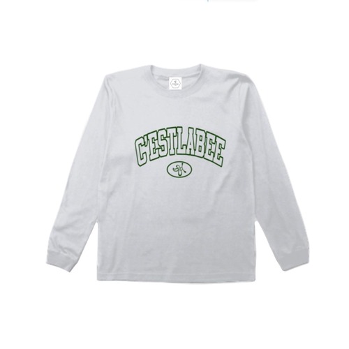 23SS College Logo Long T-shirt(Grey)