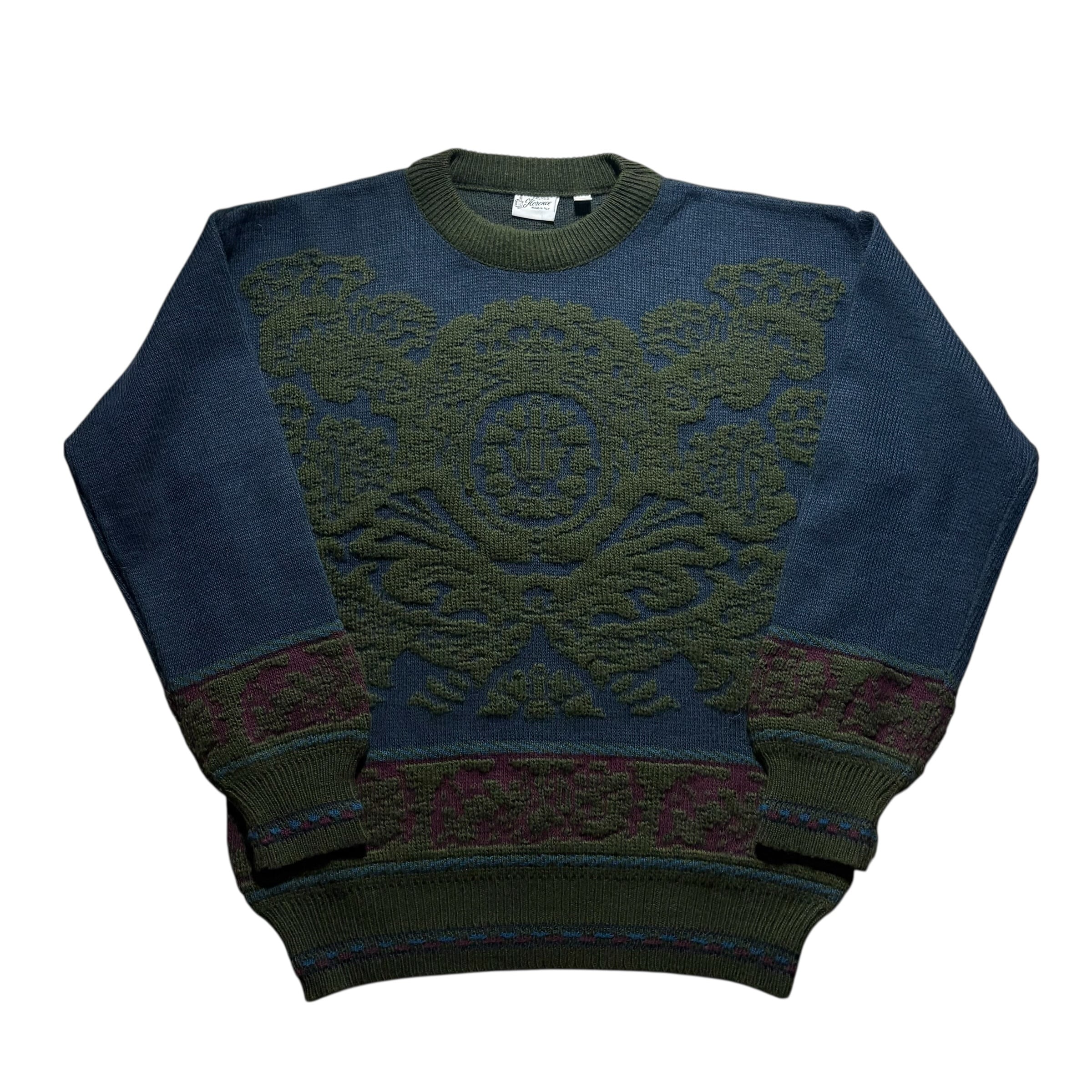 vintage 1940's JANTZEN jacquard sweater “Aztec” | NOIR ONLINE