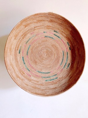 Burkina flat basket  #A