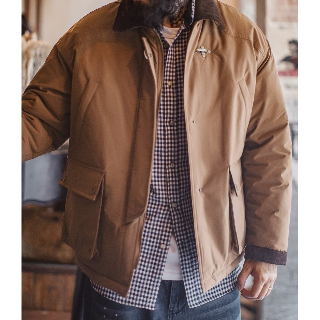 コーデュロイカラーワークジャケット 260001 | GOZE