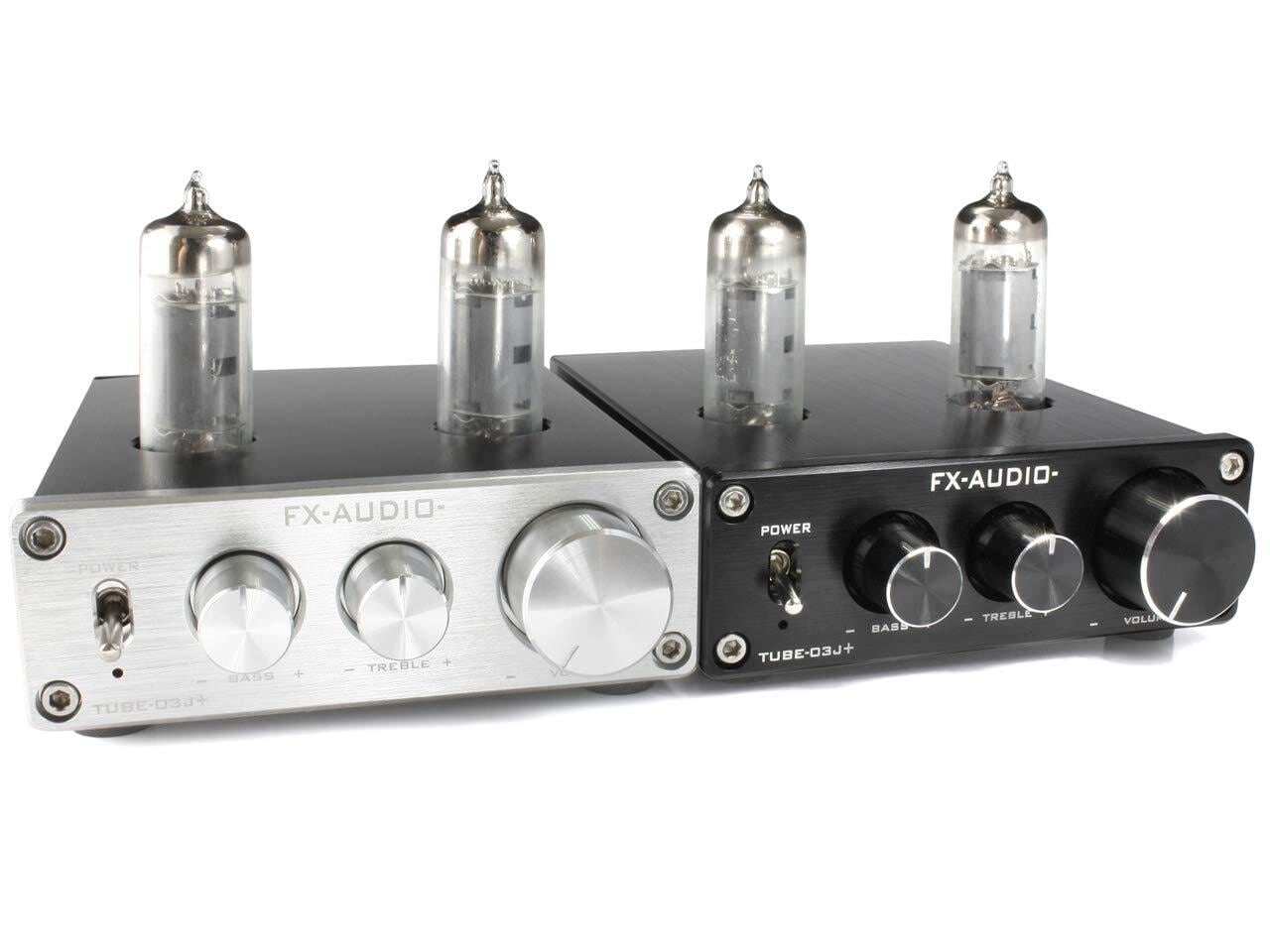FX-AUDIO- TUBE-03J+ [シルバー]トーンコントロール機能搭載 真空管