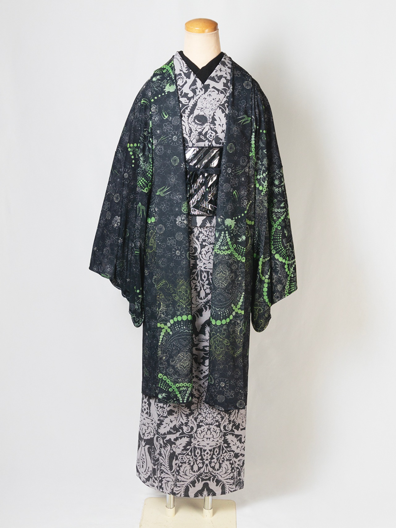 【即納品】Rumi Rock羽織 幸福の王子 ブラック　[ B1218 B1219]