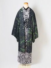 【即納品】Rumi Rock羽織 幸福の王子 ブラック　[ B1218 B1219]