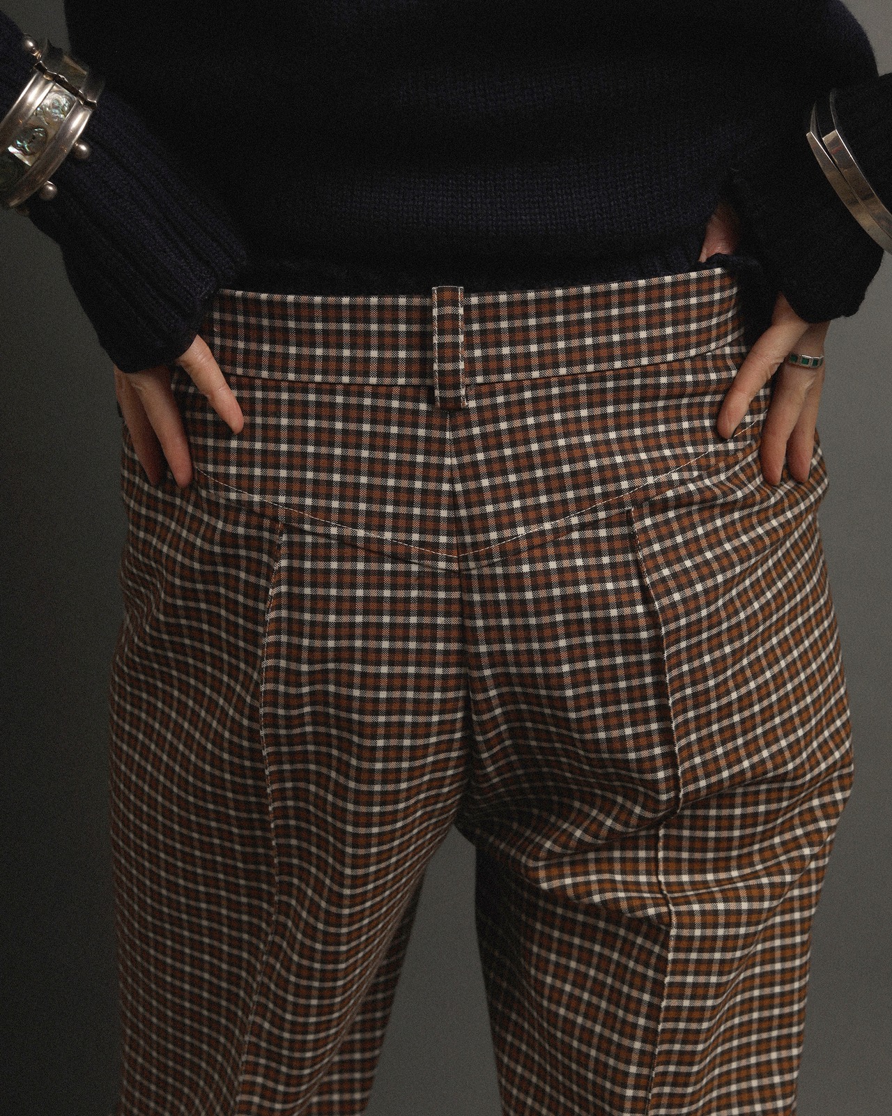 Chloe / Plaid Slacks